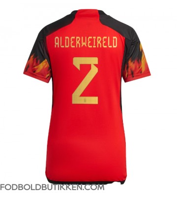 Belgien Toby Alderweireld #2 Hjemmebanetrøje Dame VM 2022 Kortærmet